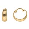 22ct Yellow Gold Basket Hoop Earrings