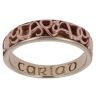 9ct Yellow and Rose Gold Cariad Band Clogau Ring