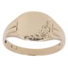 9ct Yellow Gold Patterned Sigent Ring