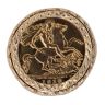 9ct Yellow Gold 1910 Edward VII UK Half Sovereign Ring
