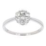 9ct White Gold Diamond Cluster Ring by Anya Belle