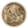 1982 Elizabeth II Decimal Portrait UK Half Sovereign Coin