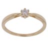 18ct Yellow Gold 0.10ct Brilliant Cut Diamond Solitaire Ring