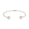 9ct Yellow Gold Cubic Zirconia Torque Bangle