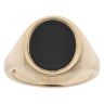 9ct Yellow Gold Onyx Signet Ring