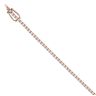 9ct White Gold Cubic Zirconia Bracelet 7"