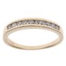 9ct Yellow Gold 0.30ct Brilliant Cut Half Eternity Ring