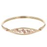9ct Yellow And Rose Gold Tree Of Life Hinged Clogau Bangle