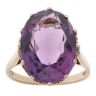 9ct Yellow Gold Amethyst Fancy Ring