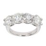 18ct White Gold Four Stone Diamond Eternity Ring