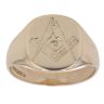 9ct Yellow Gold Masonic Signet Ring