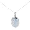Silver Oval Locket And 22" Chain by Icesia