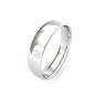 9ct White Gold Slight Court Wedding Band 5mm
