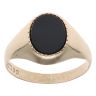 9ct Yellow Gold Onyx Signet Ring