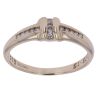 9ct Yellow Gold 0.15ct Brilliant Cut Diamond Fancy Ring