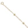 14ct Yellow Gold Star Belcher Bracelet 7.5"