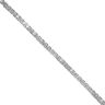 9ct White Gold 2.00ct Lab Grown Diamond Tennis Bracelet 7"