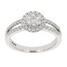 9ct White Gold 0.50ct Diamond Cluster Ring