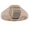 9ct Yellow Gold Square Patterned Signet Ring