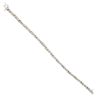 9ct Yellow And White Gold 0.50ct Brilliant Cut Diamond Bracelet 7"