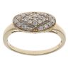 9ct Yellow Gold 0.25ct Brilliant Cut Diamond Fancy Cluster Ring