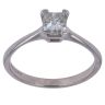 18ct White Gold 0.74ct Princess Cut Diamond Solitaire Ring