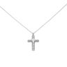 Unique & Co Stainless Steel Cross Pendant And Chain 20"