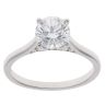 9ct White Gold 1.65ct Brilliant Cut Lab Grown Diamond Solitaire Ring