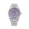 Rolex Custom Oyster Perpetual Date Pre Owned Watch Ref 15210