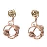 9ct Yellow And Rose Gold Tree Of Life Clogau Drop Earrings