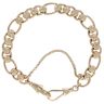 9ct Yellow Gold Patterned Rollerball Bracelet 8.5"
