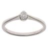 9ct White Gold 0.15ct Brilliant Cut Diamond Solitaire Ring
