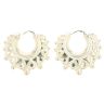 9ct Yellow Gold Gypsy Creole Earrings