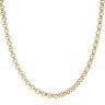 18ct Yellow Gold Belcher Chain 18"