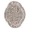 14ct Yellow Gold 4.00ct Brilliant And Baguette Cut Diamond Cluster Ring