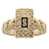 14ct Yellow Gold Monaco Classic Plain Signet Ring