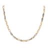 14ct Yellow And White Gold Chain 24"