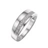Sterling Silver 0.07ct Diamond Ring