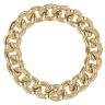 18ct Yellow Gold Curb Bracelet 8"