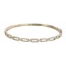 9ct Yellow Gold 0.40ct Brilliant Cut Diamond Bangle