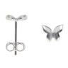 Silver Butterfly Stud Earrings