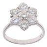 18ct White Gold 2.25ct Diamond Daisy Cluster Ring