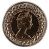 9ct Yellow Gold 1982 Elizabeth II UK Half Sovereign Coin Ring