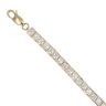9ct Yellow Gold Cubic Zirconia Tennis Bracelet 7.5"