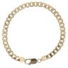 9ct Yellow Gold Curb Bracelet 8"