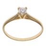 18ct Yellow Gold 0.20ct Brilliant Cut Diamond Solitaire Ring