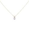 18ct Yellow Gold 0.40ct Brilliant Cut Diamond Solitaire Pendant And Chain 18"