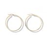 9ct Yellow Gold Plain Hoop Earrings