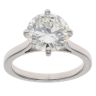 Platinum 2.50ct Transitional Cut Diamond Solitiare Ring