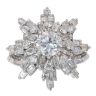 18ct White Gold 2.75ct Diamond Cluster Ring